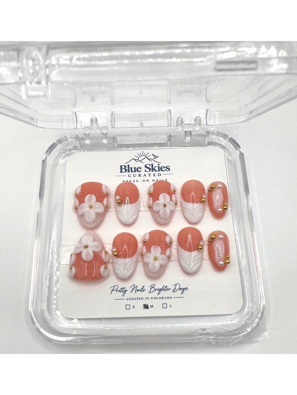 Coquette Bloom | 3D Floral Press-On Nails